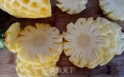 Make Pineapple dry mango dry step 1