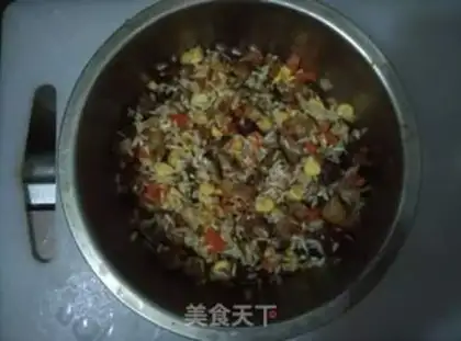 Make Sweet rice eggs step 6