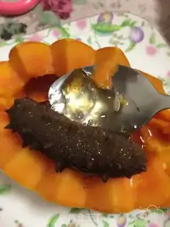 Make The papaya sea cucumber snowline ship step 7