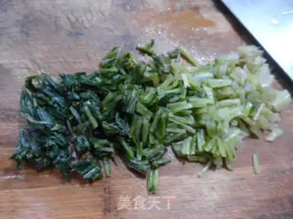 Make Snow veggies step 1