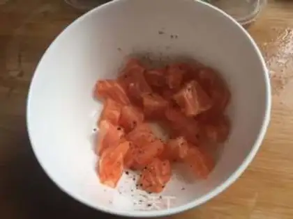 Make Sodium salmon step 3