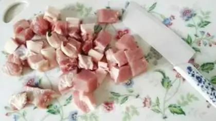 Make Spring red meat step 0