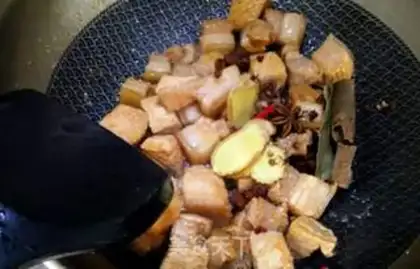 Make Spring red meat step 4
