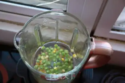 Make Pea corn juice step 2