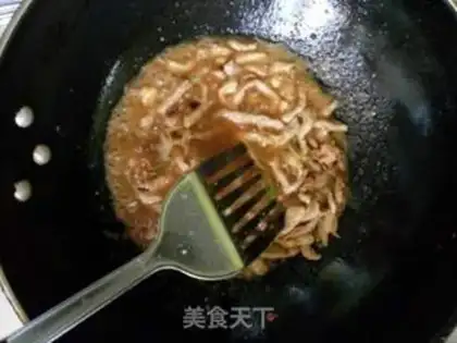 Make Garlic fried meat step 5