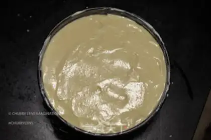 Make No bean cheesecake step 7