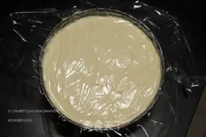 Make No bean cheesecake step 8