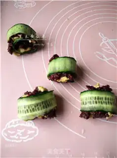 Make Black melon roll step 8