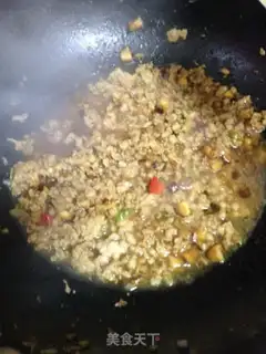 Make Egg tofu steamed meat step 9