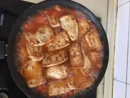 Make Tomato stew tofu step 5
