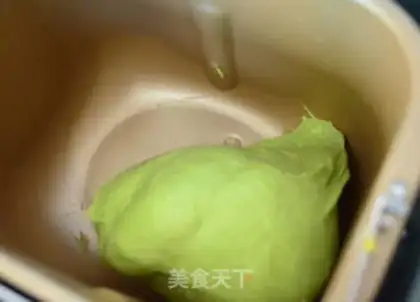 Make Blue wheat, red bean bread step 3