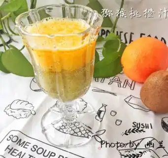 Make Ole monkey orange juice step 4