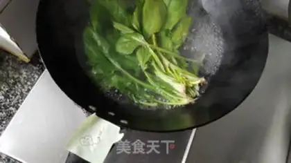 Make The spinach makes porridge step 6