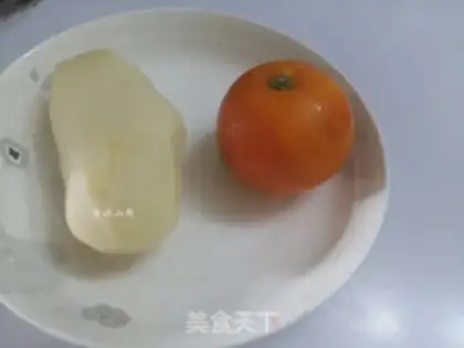 Make Orange salad mashed potatoes step 0