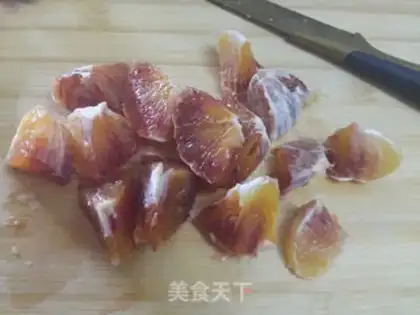 Make Orange salad mashed potatoes step 1
