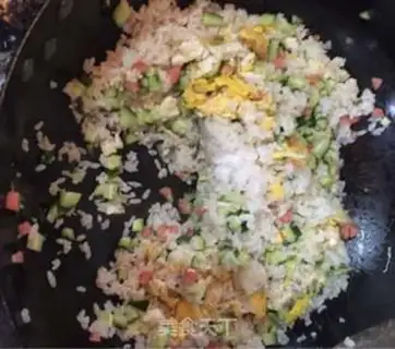 Make Egg fried rice step 2