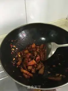 Make A dry pot of tea and mushrooms step 8