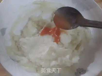 Make Orange salad mashed potatoes step 7