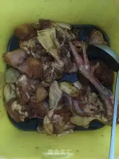Make Red chicken step 1