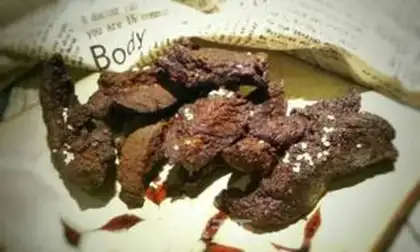 Make My homemade hand tore beef jerky step 9