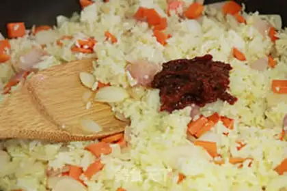 Make Korean fried rice step 8