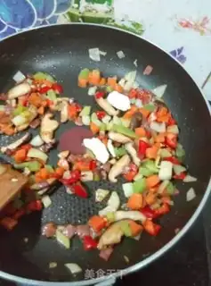 Make Chicken steak rice step 3