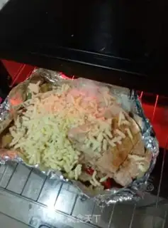 Make Chicken steak rice step 7