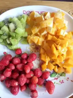 Make A fruit cake step 1