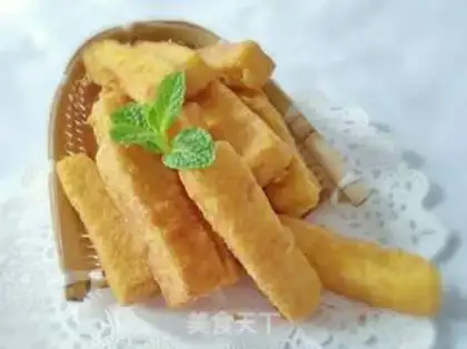Make Gold fried buns step 4