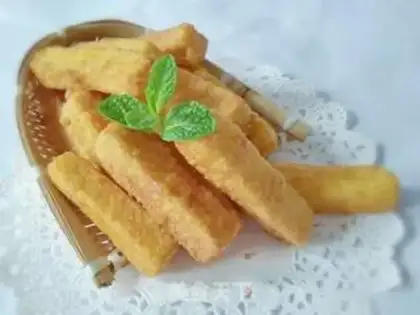 Make Gold fried buns step 5