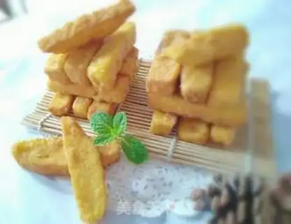 Make Gold fried buns step 6