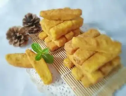 Make Gold fried buns step 7