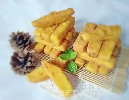 Make Gold fried buns step 8
