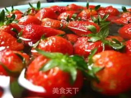 Make Strawberry jam step 1