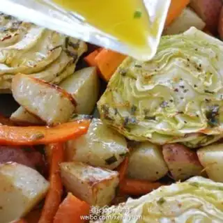 Make A secret sauce and vegetables step 4