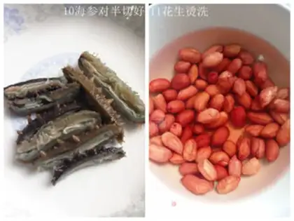 Make Soup from the hogtails of the sea cucumber step 4