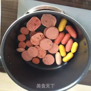 Make Cheese bonfire step 1