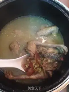 Make Potato green pigeon soup step 3