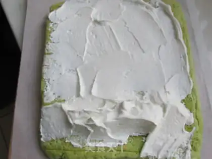 Make Cake cream rolls step 7