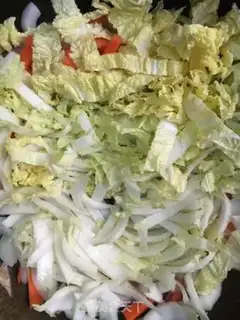 Make Hot cabbage step 2