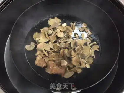 Make Mushrooms, fried meat step 2