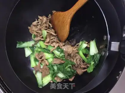 Make Mushrooms, fried meat step 4