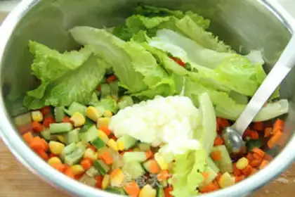 Make Vegetable salad step 3