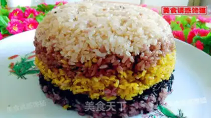 Make Five-colour rice rice step 15
