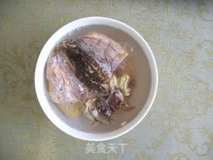 Make Red ink fish dry step 0