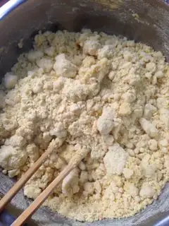 Make Little cabbage corn step 1