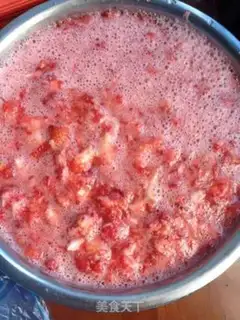 Make Strawberry sauce step 2