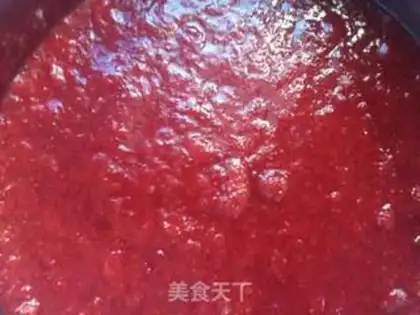 Make Strawberry sauce step 4
