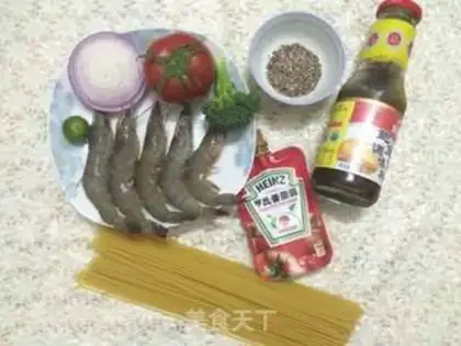 Make Shrimp pasta step 0