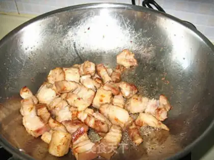 Make Red ink fish dry step 4